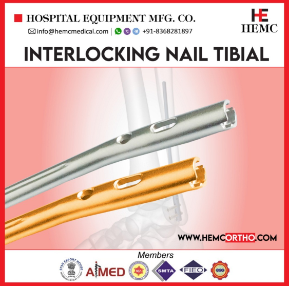 HemcOrtho's tweet image. #tibialnail #tibialnailsurgery #interlockingnail #interlockingnailtibial #nails #orthopedicnail #orthopedicnailsandplates #implants #ortho #orthopedicimplants #orthopedic #orthopedicsurgery #orthopedicsurgeon #orthopedicequipment #patientcare #medicalimplants #india #hemcortho