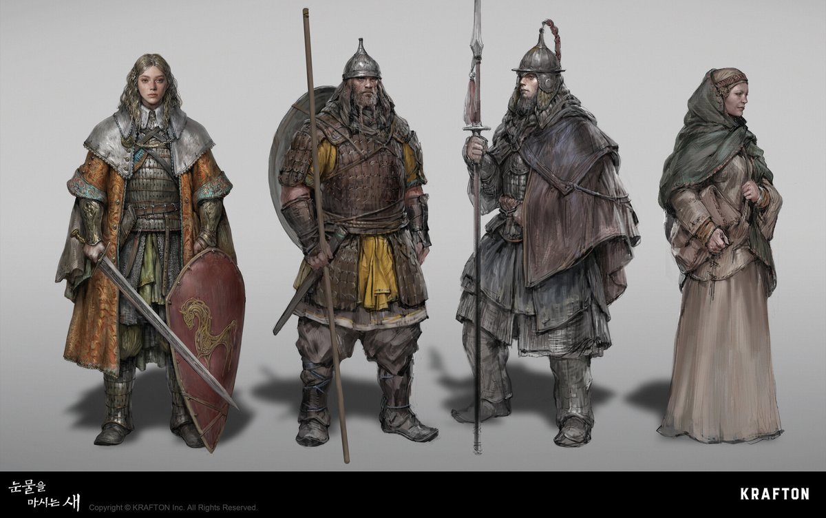 UNANNOUNCED PROJECT : 규리하 지역 주민 및 군인 

© 2022 KRAFTON, Inc. "The Bird That Drinks Tears" by Yeongdo Lee, Published by The Golden Bough