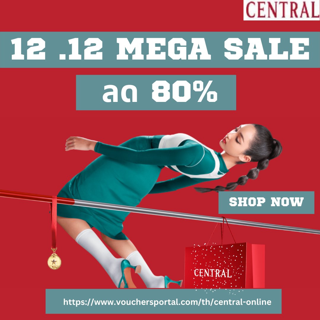 vouchersportal's tweet image. Central.co.th Promo Code - 12.12 ดับเบิ้ลเดย์! รับส่วนลดสูงสุด 80% สำหรับทุกรายการ - ซื้อเลย!
OFFER URL 👇
vouchersportal.com/th/central-onl…

#vouchersportalth  #couponscode #promo #promotion #promocode #offers #deals  #online #onlineshopping #central #thailand #shoping #megasale