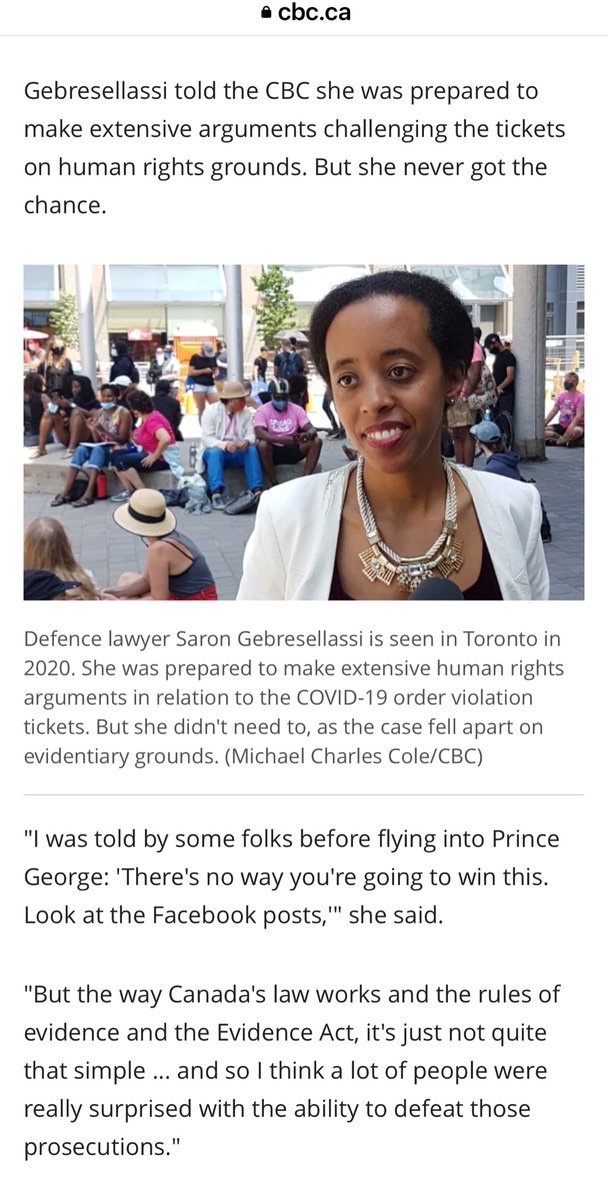 Go <a href="/SaronGeb/">Saron Gebresellassi</a>!!
<a href="/CBCNews/">CBC News</a> picked up her amazing success re: C19 💉 tickets in BC.
Super kudos to her for all the hard work on this and so many other important social/public policy files.
🙏

&amp; glad to see CBC covering these stories now. More to come. 😁👊

cbc.ca/news/canada/br…
