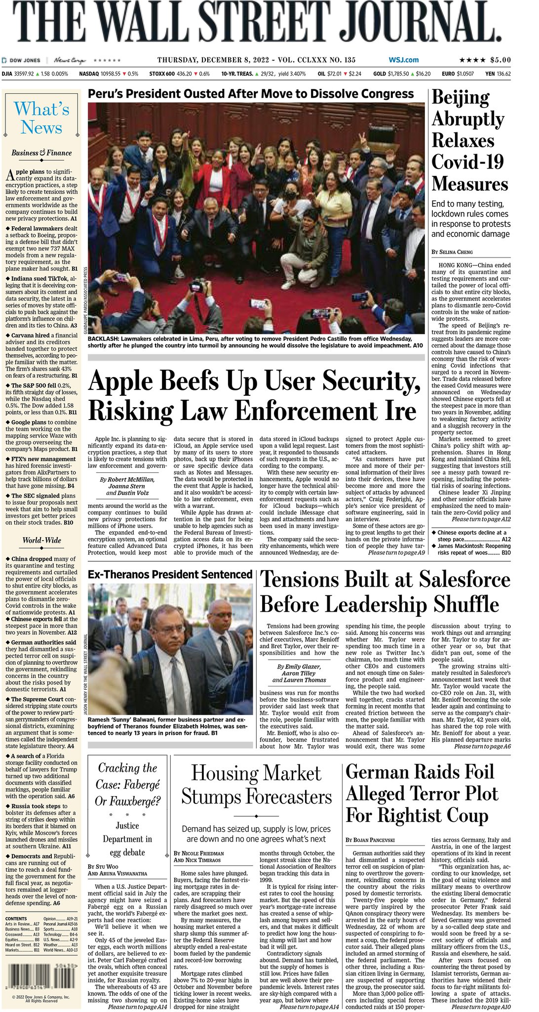 The Wall Street Journal on Twitter "Take an early look at the front