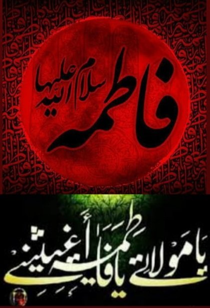 اللهم صل على فاطمة وابيها وبعلها وبنيها 
والسر المستودع فيها عدد مااحصاه كتابك واحاط به علمك
اللهم العن قتلت فاطمة الزهراء وغاصبي حقها من الاولين والاخرين