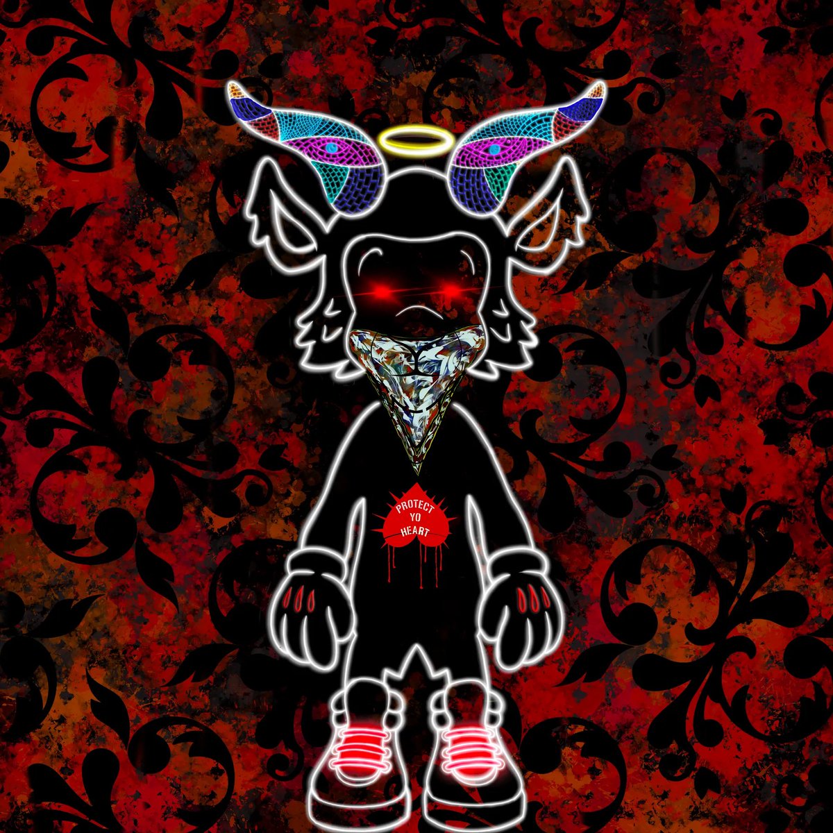 YuBaDu9's tweet photo. Check out this 🔥 #protectyoheart 1/1 GOAT from the @GoatGauds Epic design! #flowers #rt4xp https://t.co/NRd6RufmtN
