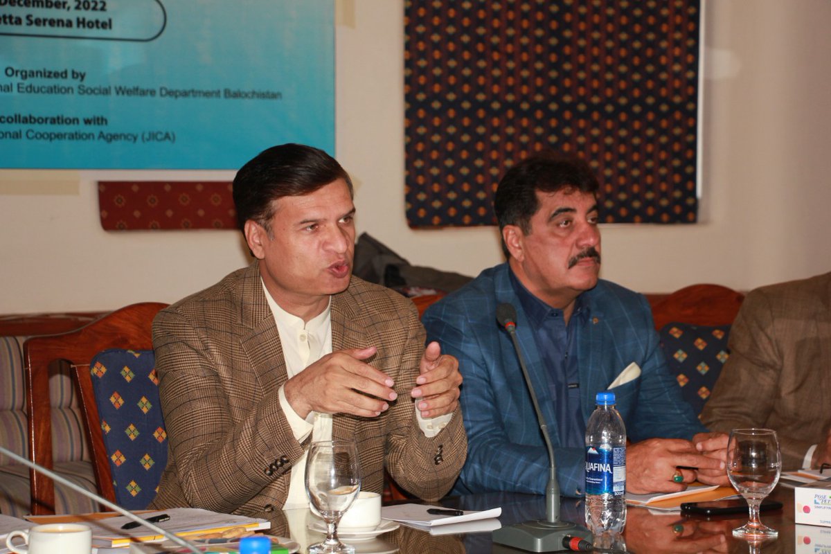 AqalJica's tweet photo. Mr Imran Khan, Secy SWD addressing the Closing Plenary of appreciating the Forum as a platform bringing together Province-wide NFE stakeholders. Mr Ashraf Gichki, Dr Lit&NFE & Mr Sharif Haider, Lit&NFE concluded the5Th Meeting of #NFEForum Balochistan with Note of Thanks. https://t.co/56NWr0HpCo