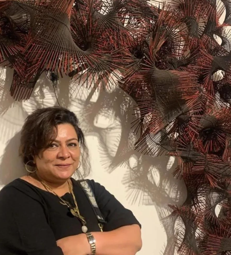 artsoullifemagazine- Contemporary artist Megha Joshi (@meghajoshiray)'s practice incorporates unconventional materials - Incense sticks, cotton wicks, rudraaksh beads and more - to present an atheist's rituals to look inwards.
artsoullifemagazine.com
instagram.com/p/Cl226FMjddo/