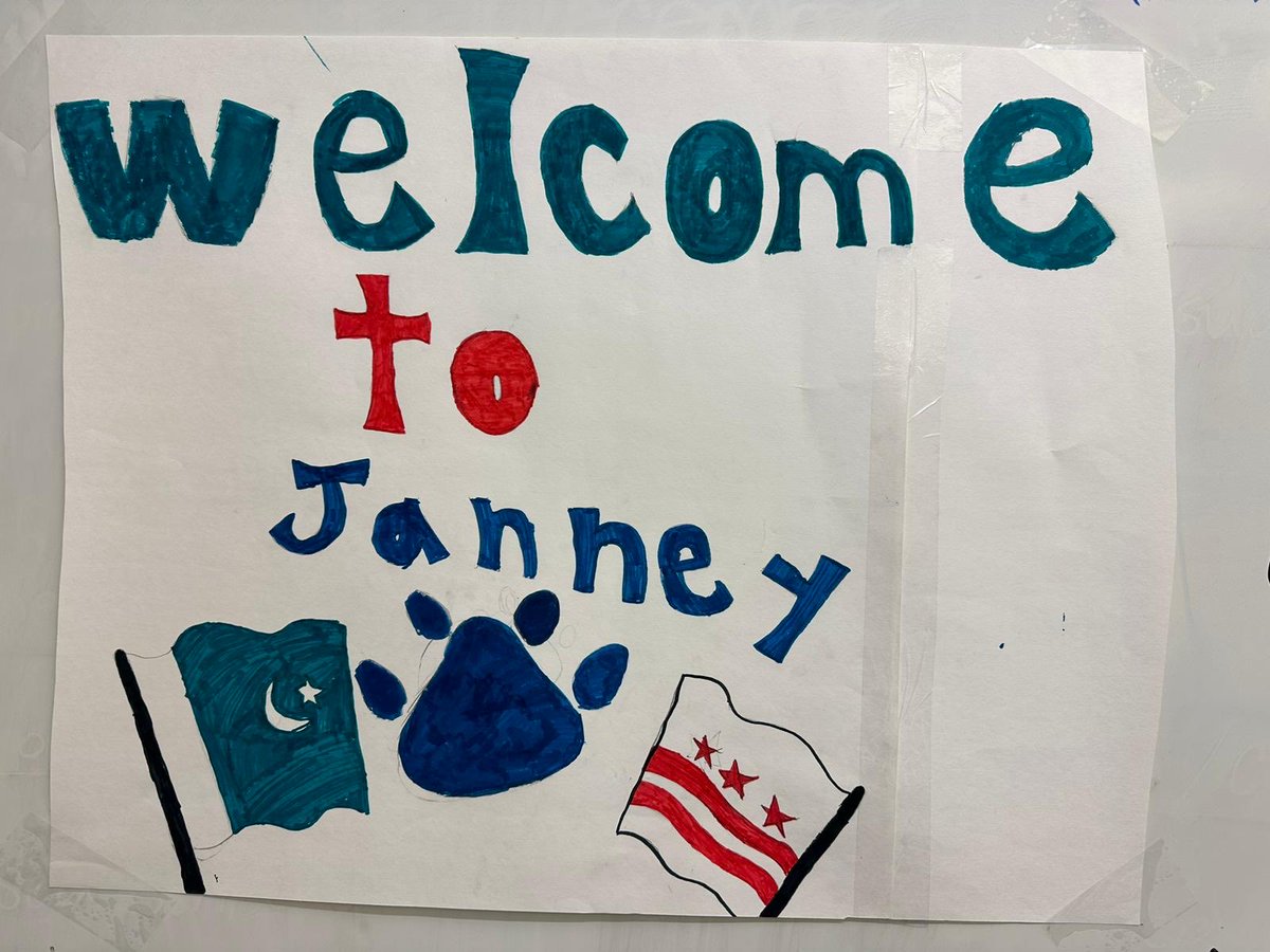 PakinUSA's tweet photo. Through our partnership with @EmbassyAdoption Program, @JanneySchool students learned abt Pakistan’s history,geography,cuisine and culture– including 🇵🇰 famous truck art – from Embassy’s Press &amp; Culture attaché @malihazargham . ⁦@PkPublicDiplo⁩ ⁦@epwing_official⁩ https://t.co/qvW5V0D0kp