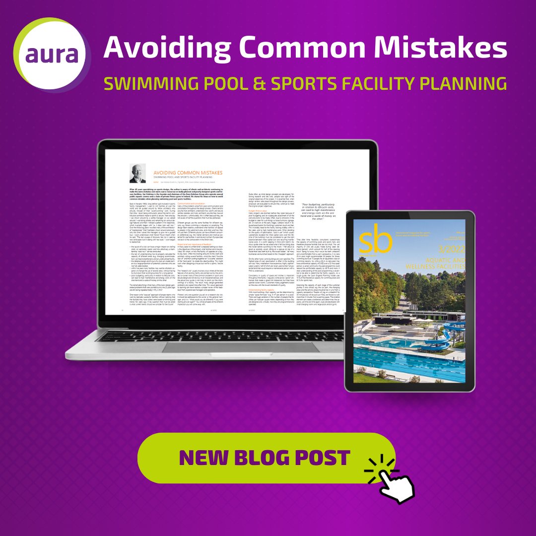 Avoiding Common Mistakes - Swimming Pool & Sports Facility Planning by @gar_holohan for SB magazine 🙌 Read about the do's & don'ts when it comes to developing pools, sports facilities & gyms here - eu1.hubs.ly/H02mrkb0

#swimmimgpools #swimmingpoolmanagement #swimmingireland