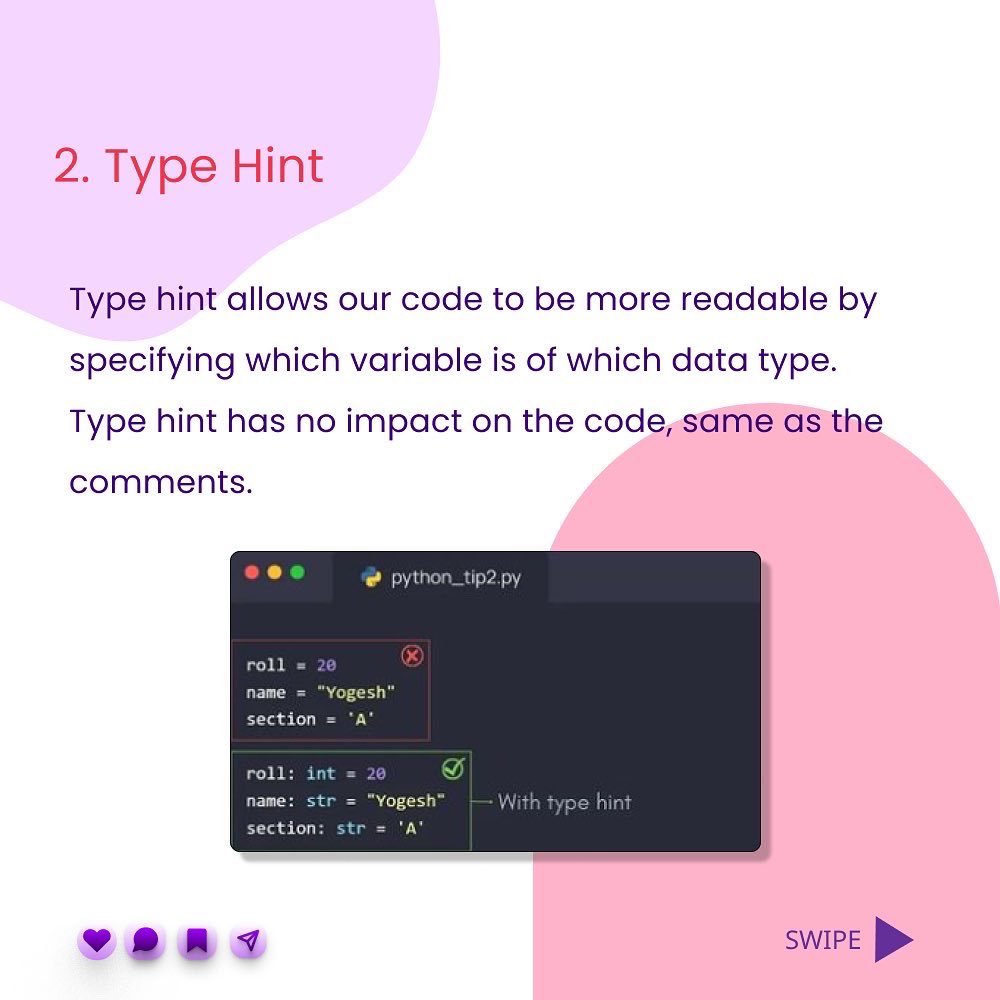 DigitalogyCorp's tweet image. These hacks save you time by using predefined classes and methods instead of writing code from scratch 😎 .
#pythonprogramming #python #dynamiccoding #pythontips #pythoncode #pythonprogramminglanguage #pythonprogrammer #github #coding #developer #coder