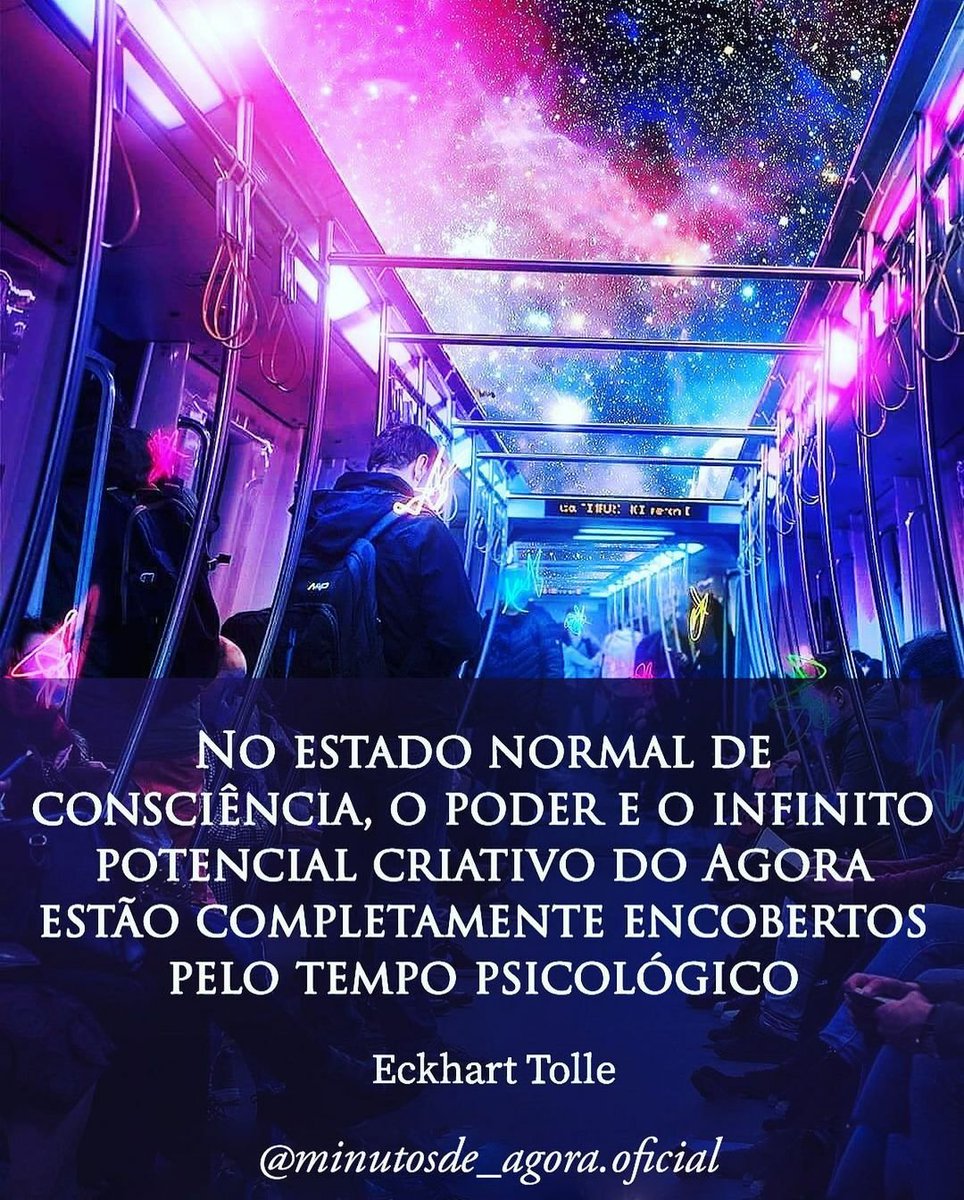 AleFreixoCorrea's tweet image. 💫”ENTRANDO PROFUNDAMENTE NO AGORA” (Parte 6)

Eckhart Tolle - Trecho do livro “O Poder Do Agora” 
#euinterior #opoderdoagora #opoderdosilencio  #eckharttolle  #meditacao #namastê #relacionamentosaudavel #autoconhecimentoépoder #autoestima #espiritualidade #despertardeconsciência