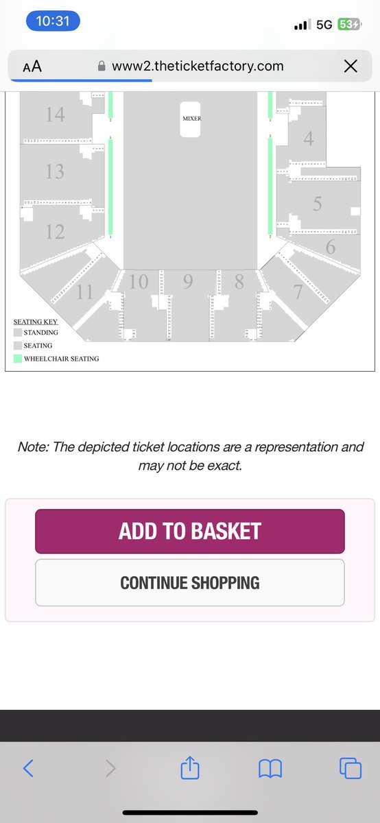 MrsBreakspear's tweet photo. @ticketfactory @LiveNationUK so get into the Chris brown queue. Number 3000 enter tickets just after 10. Everything showing available. Have been trying for 30 minutes to get some now. Absolutely fuming!!! Please help. I can’t add anything to my basket. https://t.co/X2TVKBHp16