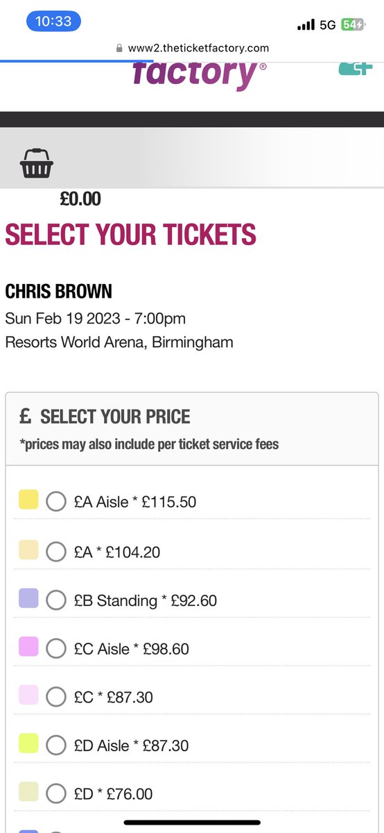MrsBreakspear's tweet photo. @ticketfactory @LiveNationUK so get into the Chris brown queue. Number 3000 enter tickets just after 10. Everything showing available. Have been trying for 30 minutes to get some now. Absolutely fuming!!! Please help. I can’t add anything to my basket. https://t.co/X2TVKBHp16
