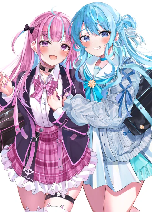 あくすい制服デート#あくあーと #ほしまちぎゃらりー 