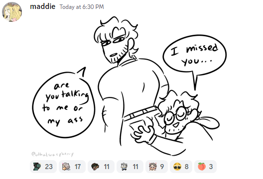 i have no idea how to run a discord, but you are welcome to join in on the nonsense https://t.co/We1ACytw7m