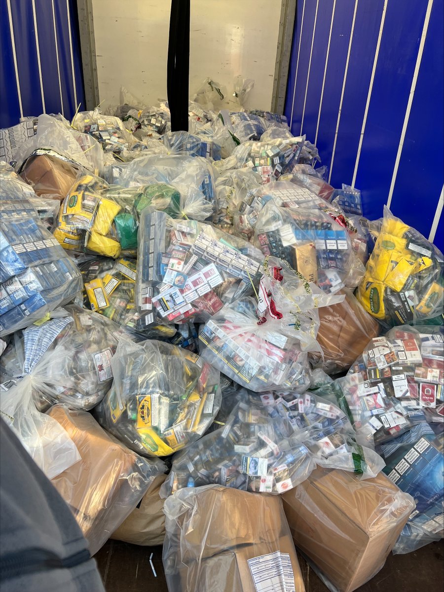 Yesterday, we handed approx 1.6 tonnes of seized items to HMRC. We will update with #impact figures next week. Congratulations and thanks are due to all of the #hardworking Trading Standards officers involved in this #astonishing result.

#IllegalTobacco #TradingStandards #Result