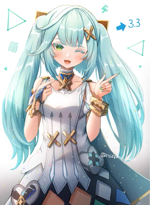 #原神 #Faruzan #Genshinlmpactファルザン先輩差分( •◡-)☆ 