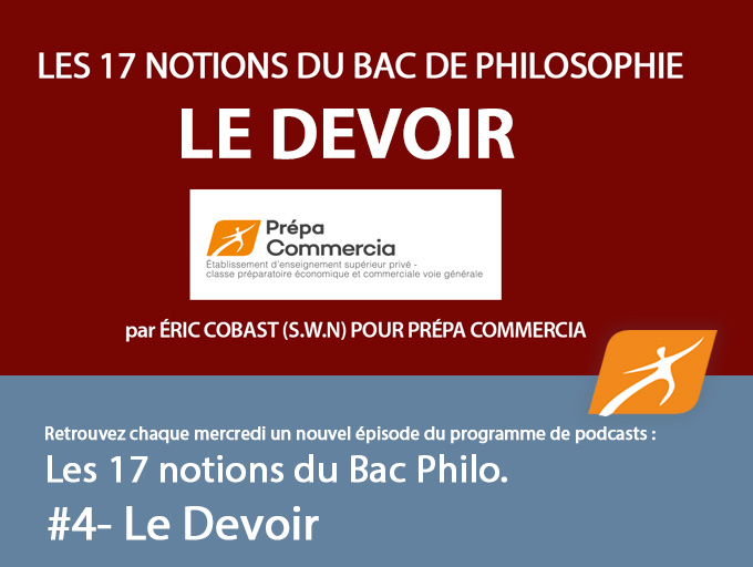 Prépa Bac :  Les 17 notions du bac de Philo.
# 4 : Le devoir.

commercia-prepahec.com/podcasts/#04Ph…