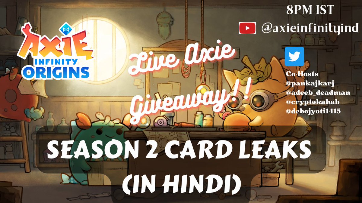 Axie Infinity India 🇮🇳 #AxieOrigins tweet media