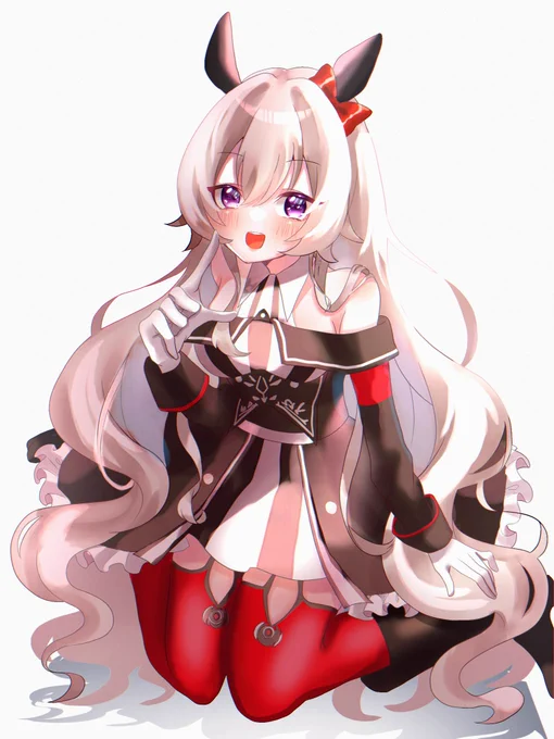 長髪カレンチャンに夢を見てる…#ウマ娘プリティーダービー #ウマ娘 #カレンチャン 