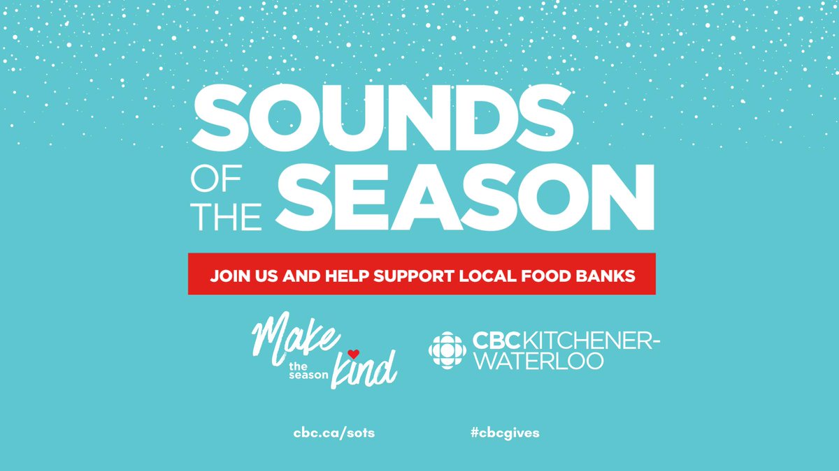 craignorriscbc's tweet photo. Thursday @CBCKW891: @ednastaeblerps @wrdsb @Food4KidsWR @Carleton_U @MeeganReadCBC @cbcbakingshow @UWaterloo @blairhfx @johnhancockcbc @PeterLinMD @ConestogaC @FoodBankWatReg @CambFoodBank #CBCSOTS #cbcgives LISTEN LIVE: https://t.co/eMMgCDJlt6 https://t.co/Vga32zuetQ