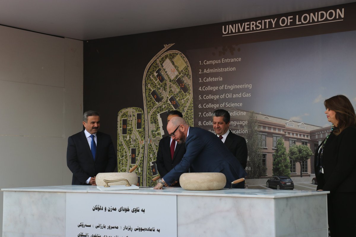 For the first time, 🇬🇧 university degrees from @londonU will be available to students in #Iraq including #KRI!👩‍🎓👨‍🎓📜It was an honour to participate at the breaking ground ceremony for the British International University in Erbil campus which will open in the next academic year.