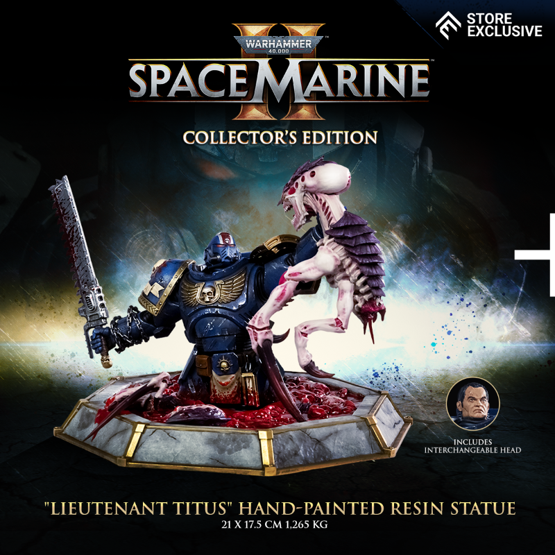 Focus_entmt's tweet photo. The cult-classic Space Marine franchise is about to return!

Pre-order the Collector’s Edition of Warhammer 40,000: Space Marine 2 now 🔥