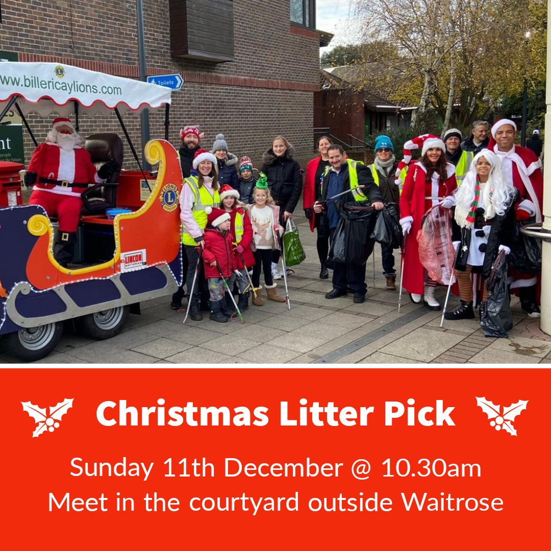 Come and join our Christmas #litterpick in #Billericay on Sunday 11th December!

A huge thank you to Billericay Brewing Company for sponsoring the pick 🍻

#communitygroup #volunteers
