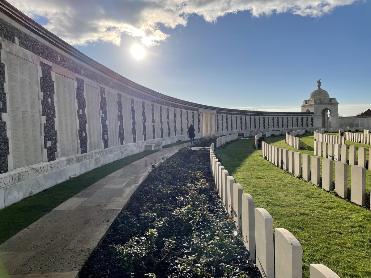 LHumanities's tweet photo. Visit to Tyne Cot cemetery where nearly 12,000 men are buried, and almost 35,000 names of missing men are recorded https://t.co/1a7l4EH8gN