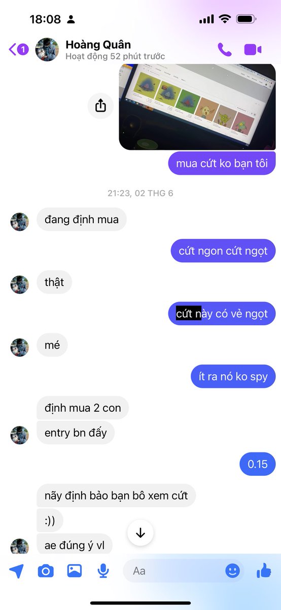 TonyChopper68's tweet photo. Bạn gái mà đọc tin nhắn chắc tưởng mình bị điên 
- Đây là khi đầu tư NFTs con cứt này mình x10 lận rồi cũng về lòng đất trong 1 tháng 
- NFTs nhiều kèo xx lắm kiểu chơi fomo luôn với NFT xấu chưa chắc đã không ngon và ngược lại 😂😂 #NFTs #NFT $gto $hool $hft https://t.co/59AfyLyRBU