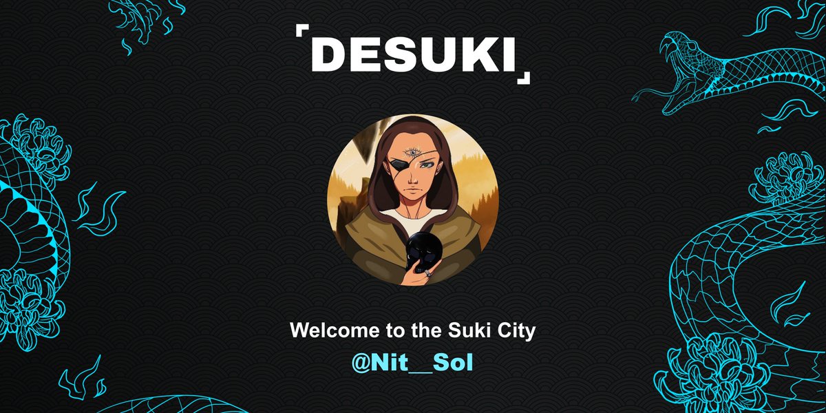 DeSukiList's tweet photo. 💢Now officially citizen @Nit__Sol 

You are next: @NFT_Doctor33 @SecretSphinxes @nikolaynft 

// accepted https://t.co/OBAOycM5XY