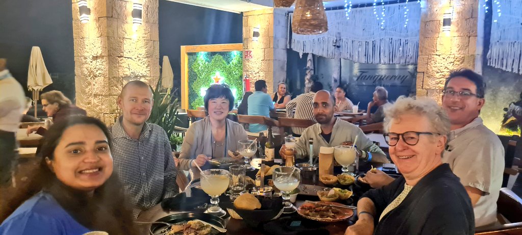 Keeping the best for the last and saying bye to #HUPO2022 with an awesome #glycotime by the beach with <a href="/mtandersen_lab/">Morten Thaysen-Andersen</a> <a href="/profsugar/">Professor Sugar</a> @DKolarich <a href="/hirenj/">Hiren Joshi</a> <a href="/kiyokof/">Kiyoko Kinoshita</a> 
Look forward to seeing you all again somewhere! #UntilNextTime
