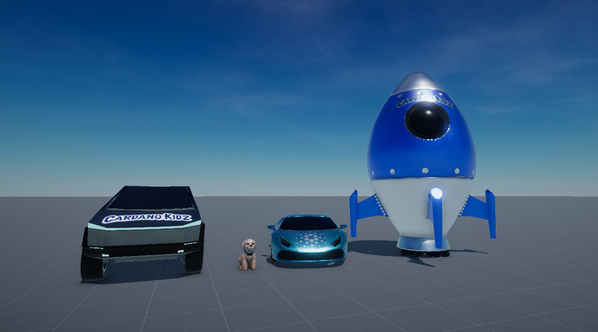 CardanoKidz's tweet image. 🤫 Been quietly working on something. The 3D models are done! Will work on a mechanism in the new year whereby only the 2D NFT holders can access these assets in the Metaverse. Boom! #Cardano #NFTs #CNFTs #Metaverse 🚀
