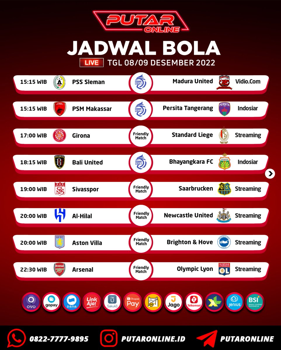putaronline's tweet photo. JADWAL BOLA SERU !!!
NEW MEMBER BOLA 20%
CASHBACK BOLA 15%

Link Daftar : https://t.co/yI62h6Kq7X

#putaronline #putaronlinebola #jadwalbola #bandarbola #agenbola #taruhanbola #pasangbola #pialadunia2022 #agenpialadunia #agenpialadunia2022 #bandarpialadunia #bandarpialadunia2022 https://t.co/sbNV6qUJVM