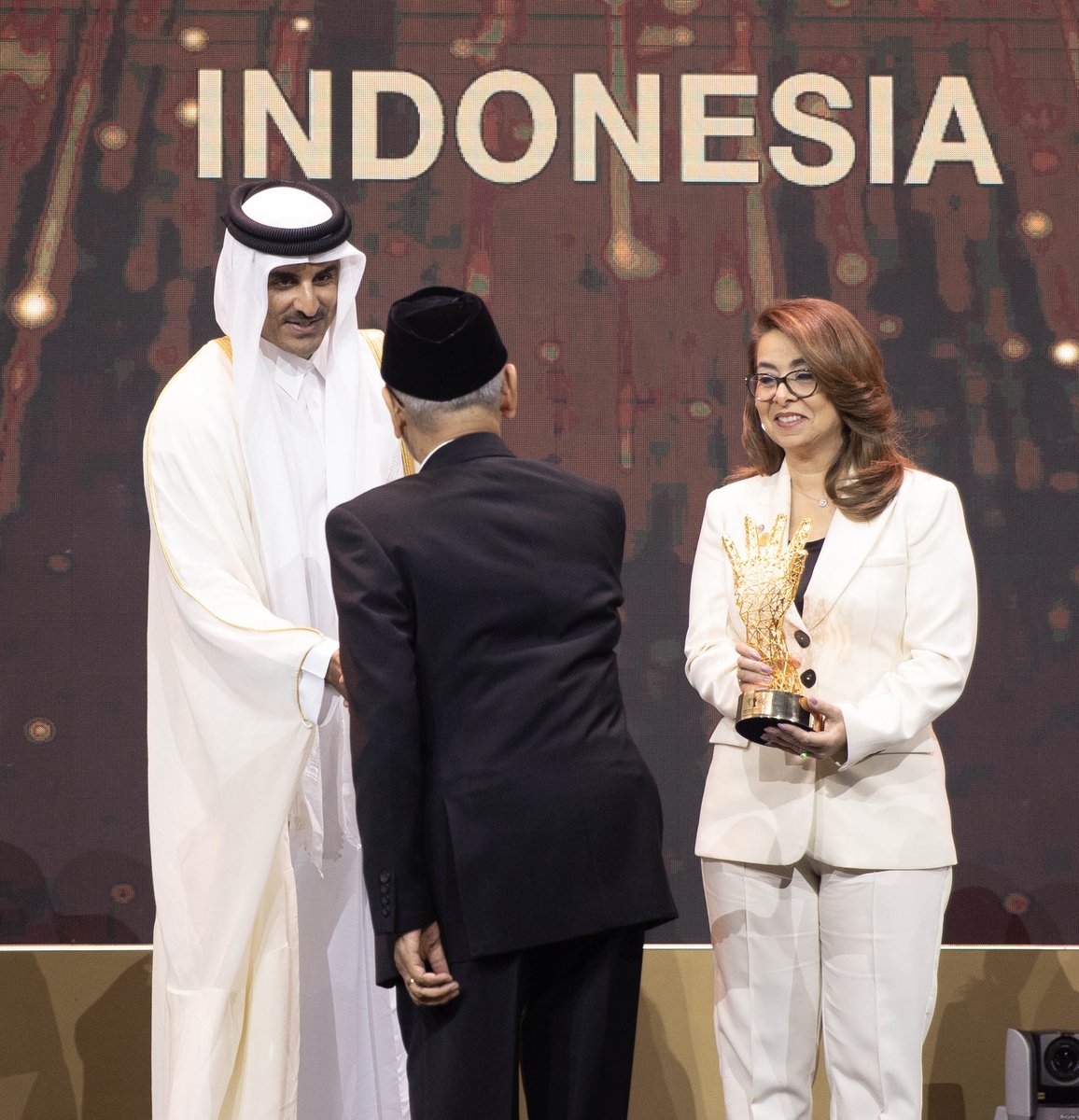 Part of HH's attendance of the ceremony of of His Highness' International Anti-Corruption Excellence Award. #QNA