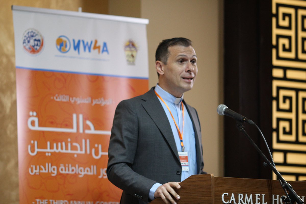 ELCJHL's tweet photo. The 3rd Annual Conference on Gender Justice from a National and Religious Perspective, under our Gender Justice Desk, gathered local gender justice experts to discuss working together to achieve gender justice in Palestine and beyond. #GJ4P  #YW4A #16DaysPal #TheRoad2Equality https://t.co/cl1rQcKcoR