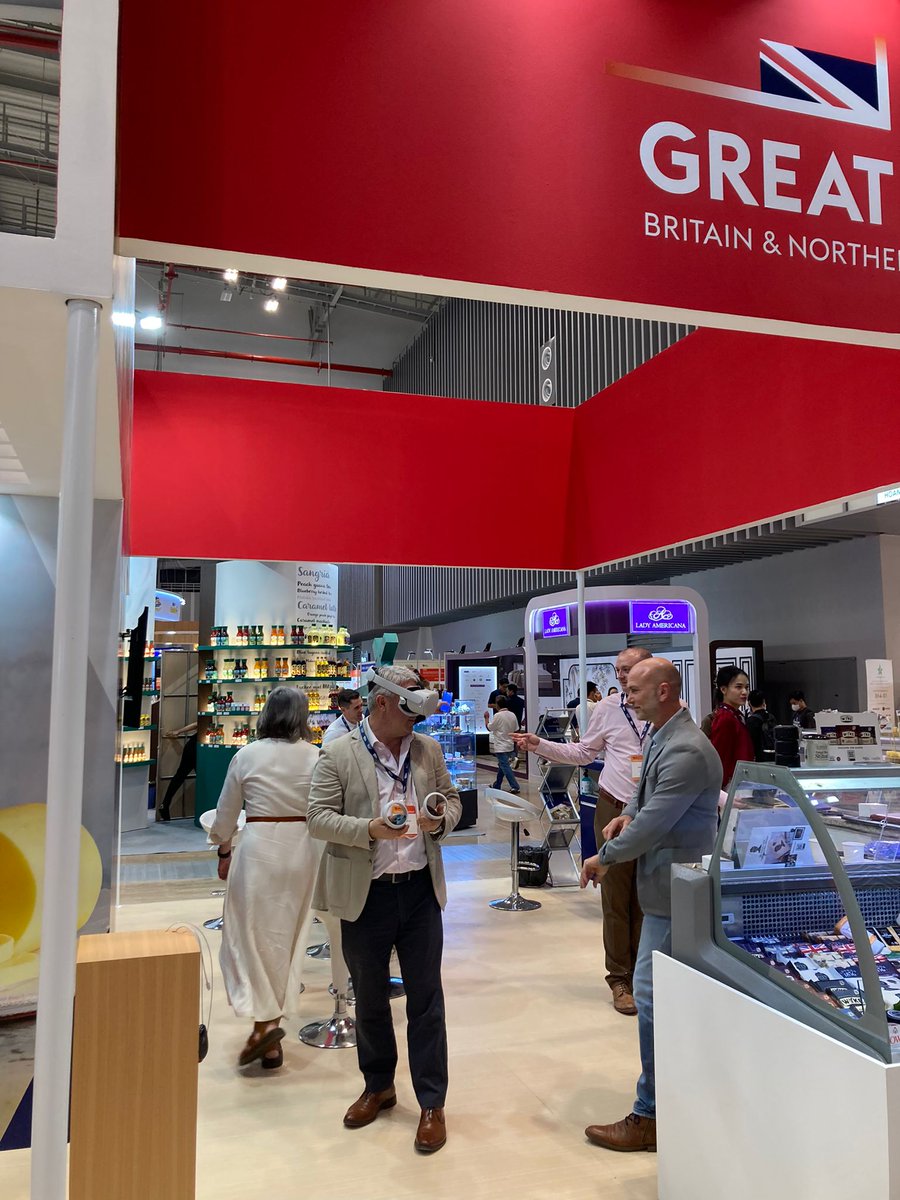 AHDB_Dairy's tweet photo. After a busy few days introducing exporters to retailers and distributors, our export team are rounding off their week at the Food and Hotel Vietnam trade show.

"Really busy show. Lots of energy, enthusiasm and interest in British cheese." reports @Export_Foodie https://t.co/HBkEucAQK1