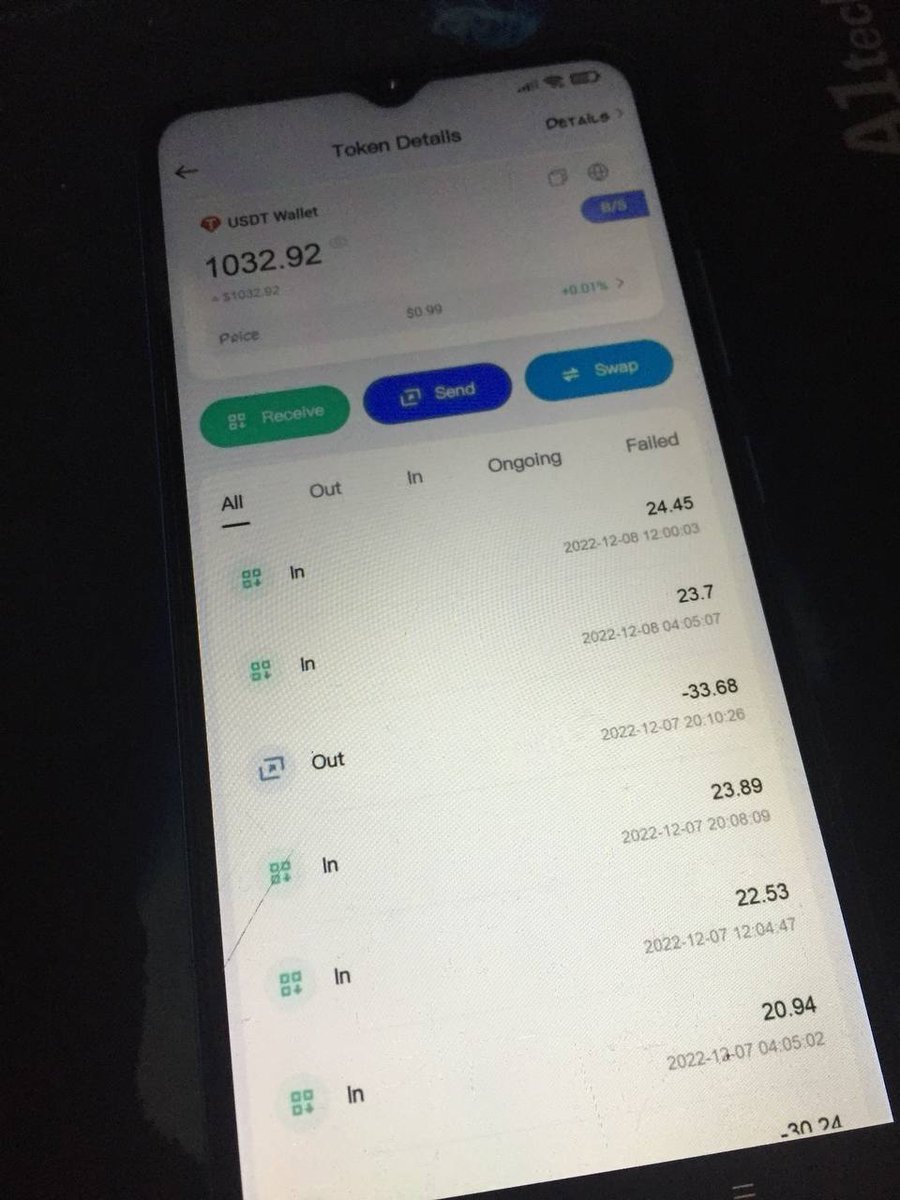 its_prettybella's tweet photo. If you have a little usdt and you're looking for a passive and lifetime source of income i can teach you how to earn USDT 3 times a day daily DM me if you're interested .📩✨

#AssureWallet #USDTether #InstantUSDT https://t.co/LkP9gJzf1w