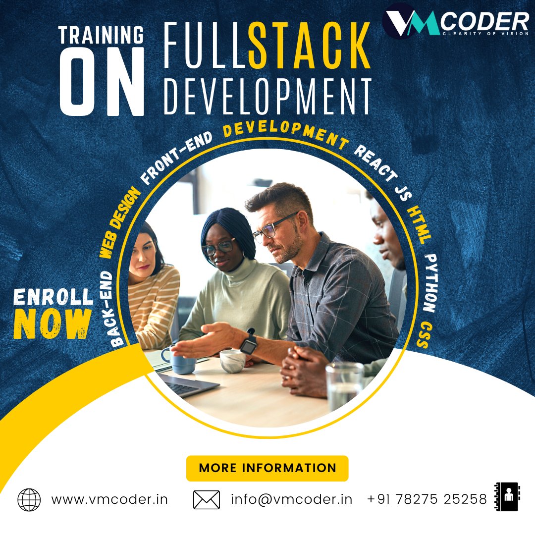 coder_vm's tweet image. Training on Fullstack Development
✅ Backend (Django Framework)
✅ Python Programming
✅ Frontend(HTML, CSS, JS/ReactJs)
Hurry Up!!
Enroll Now!!👇
Website: vmcoder.in
.
.
.
.
.
#joinpython #internship #training #fullstack #course #online #offline #webdevelopment