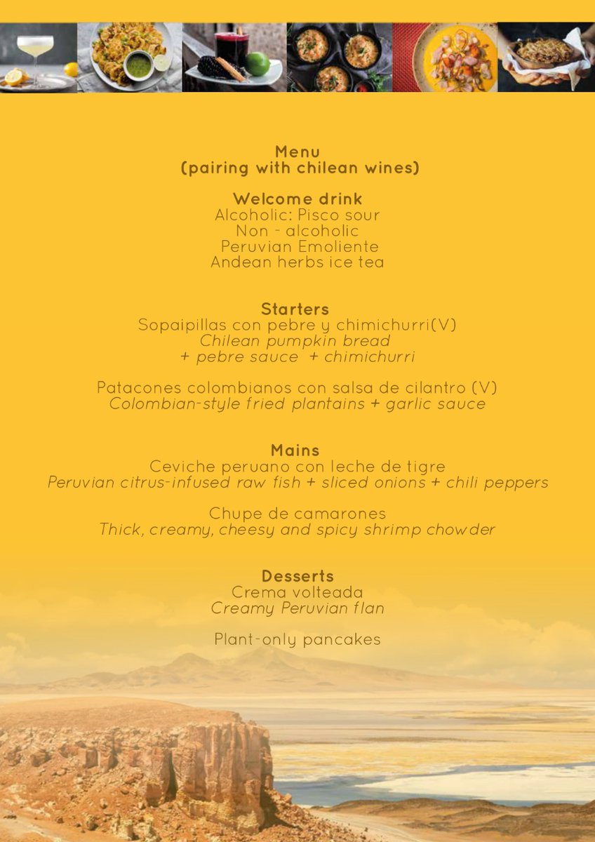 Embajada de Chile en Singapur (@chile_singapur) on Twitter photo Don't miss this unique and delicious South American and 🇨🇱 F&B experience. Dec 12th, lunchtime!
It's brought to 🇸🇬 by Carolina Carriel, a Chilean cook, scientist and tour guide of Chilean food and wine, who leads R&D at foodtech <a href="/thelivegreenco/">The Live Green Co</a>
📌 incubaker.sg/upcoming-events Don't miss this unique and delicious South American and 🇨🇱 F&B experience. Dec 12th, lunchtime!
It's brought to 🇸🇬 by Carolina Carriel, a Chilean cook, scientist and tour guide of Chilean food and wine, who leads R&D at foodtech <a href="/thelivegreenco/">The Live Green Co</a>
📌 incubaker.sg/upcoming-events