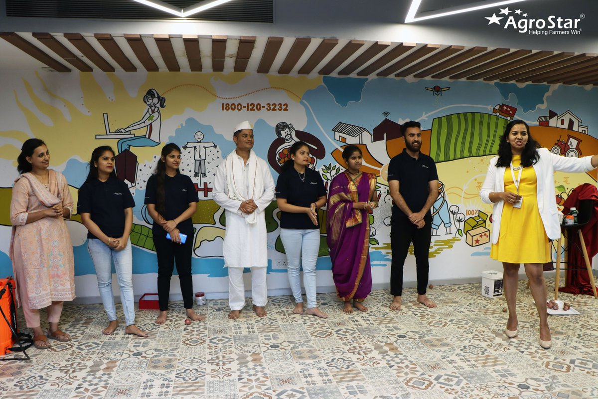 agrostar_in's tweet photo. Last week we concluded The #AgroStar all-hands meet, a highly anticipated event for all #AgStars where we come together as a team to reflect upon the learnings of the past quarter and get a peek into the way forward. π€ π
.
.
(1/3) https://t.co/4HPq6y1SJl