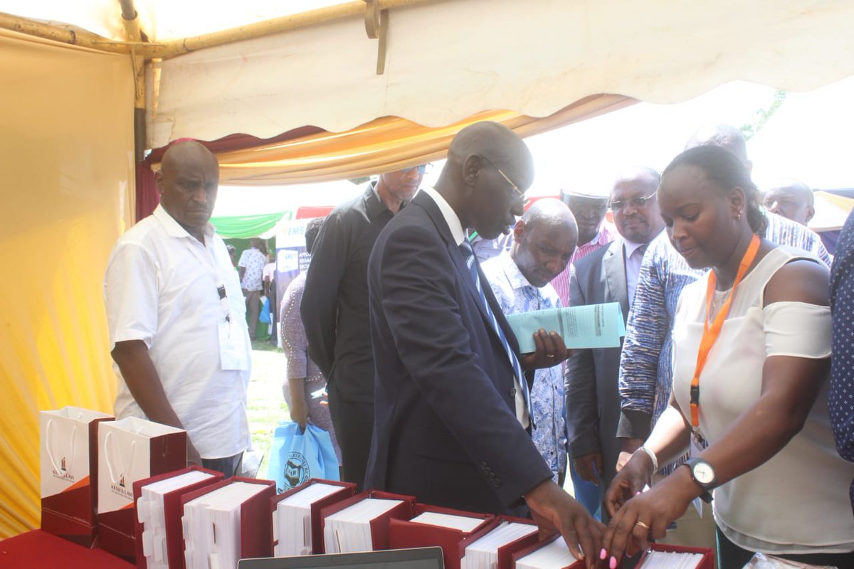 MyKenyaLaw's tweet photo. Dr. Belio Kipsang–PS for the State Department for Basic Education-Ministry of Education, chats with Kenya Law Marketing officer Ms. Ivy Njoki when he visited Kenya Law stand at the Kenya Primary Schools Head Teachers Association conference.

Thank you Daktari; we were honored! https://t.co/L68KpaR1F1