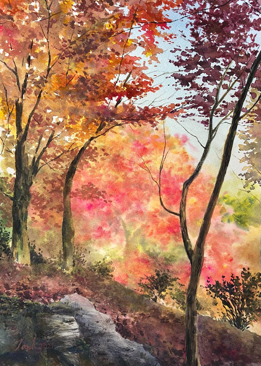 AzumasGallery's tweet photo. 「紅葉」

東 達美 / 絵画 / 水彩画 / Watercolor / 4号 33×24cm

販売やレンタル可能
詳しくはHPへ 𓂃◌𓈒𓐍

#絵 #絵画 #美術 #芸術 #水彩画 #画家 #art #artist #painting #watercolor #Gallery #絵画展 #sketch #drawing #風景画 #artwork #landscape #絵画販売 #画廊 #オークション #絵画レンタル https://t.co/iWBET6P2bP