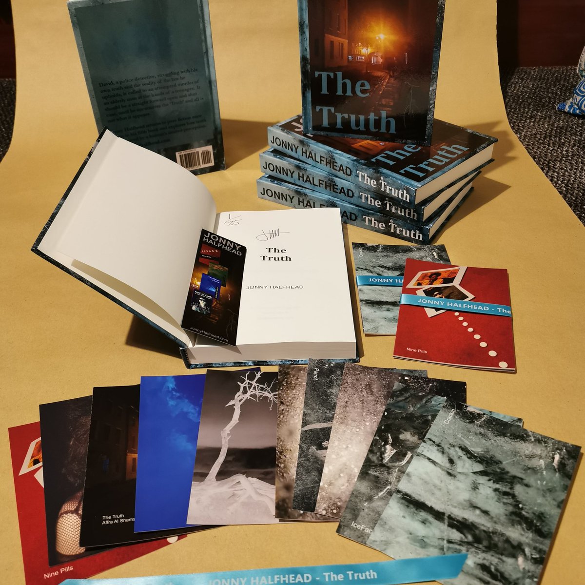 jonnyhalfhead's tweet photo. There are seven of these lovely limited editions left available to buy. Numbered, signed, hardback editions of The Truth with 2 postcard sets and a bookmark.
Message me if you want to get your hands on one before they run out.
#InTheTruth
#exjw
#jehovahswitnesses
#detectivedavid https://t.co/mB4T4W3dUl