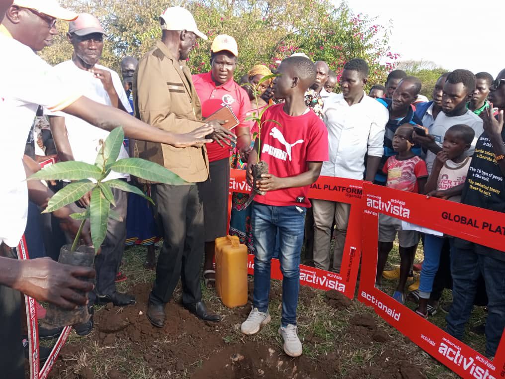 KevinEmmilie4's tweet photo. Yesterday @actionaiduganda planted 50 trees on the eve of the feminist dialogue scheduled to take place today
The Theme for 16 days of Activism 2022: "UNiTE! Activism to End Violence against Women & Girls,
#globalplatforms
#16days
#global_uganda
#feminism
#UniteToEndGBV https://t.co/X7G0UtMqiq