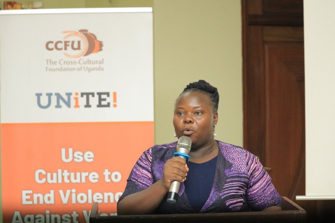 'Often times when we talk about justice, people think its only the courts if laws. However most disputes are settled at a lower level usually with cultural leaders'~ Barbra Babwetera ED @CCFU_NGO #16DaysOfActivism #Cultureforher #WithHer #PushFoward