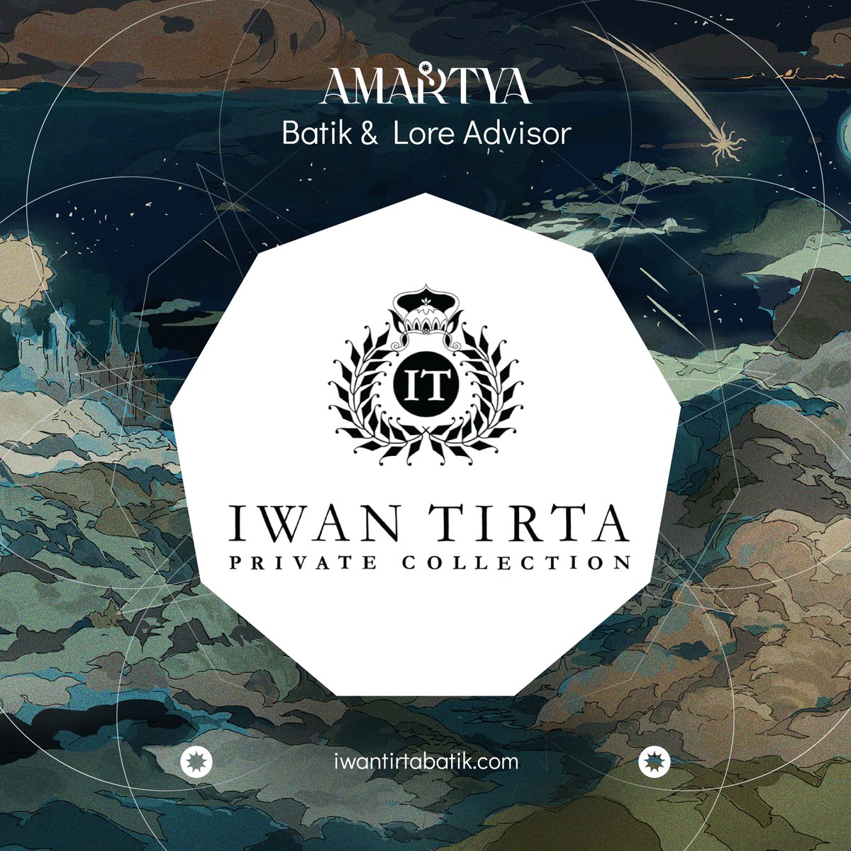 Delighted to announce Iwan Tirta Private Collection as our Batik and Lore Advisor, who will help us translate the meaning and usage of Batik into Amartya's stories. Iwan Tirta Private Collection is widely recognized across the nation as the Premium Batik brand.
