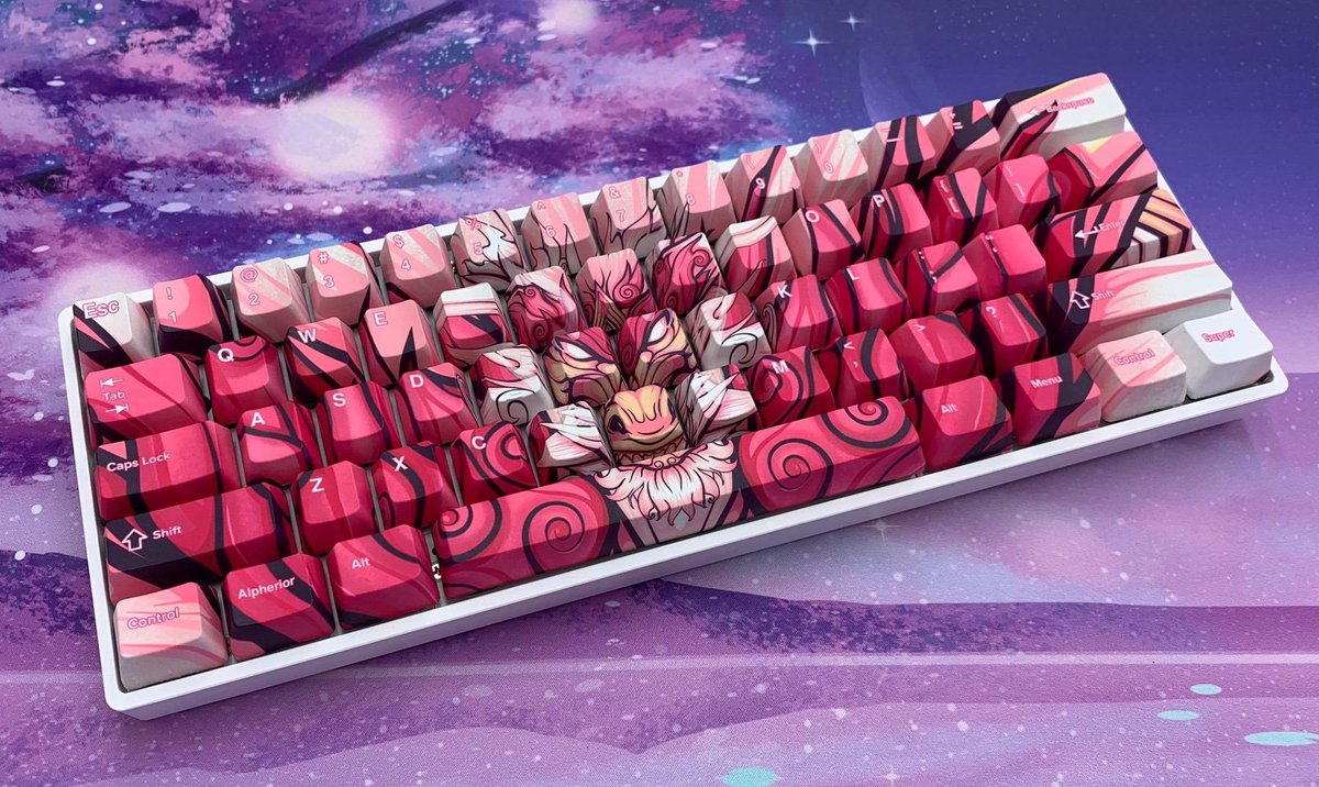 AlpheriorKeys's tweet photo. 🌸GIVEAWAY TIME!!!🌸
Enter our super cute giveaway!💖 Winner will get to select either the Rainbow Sherbet/Pink Oni Keycaps OR the Celestial Gaming Mouse🎉

-Retweet &amp; Like
-Follow Us 
-Comment your choice😈

Good Luck💜 Winner Chosen TOMORROW!!🥳 https://t.co/GxonUZd6mV