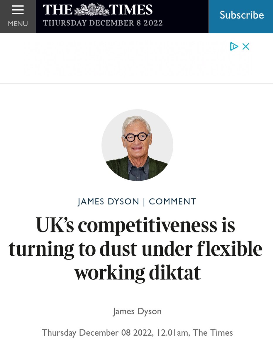 Otto_English's tweet image. Stunned..... stunned to discover that James Dyson, the UK's wealthiest businessman, worth £15 billion, doesn't like flexible working legislation