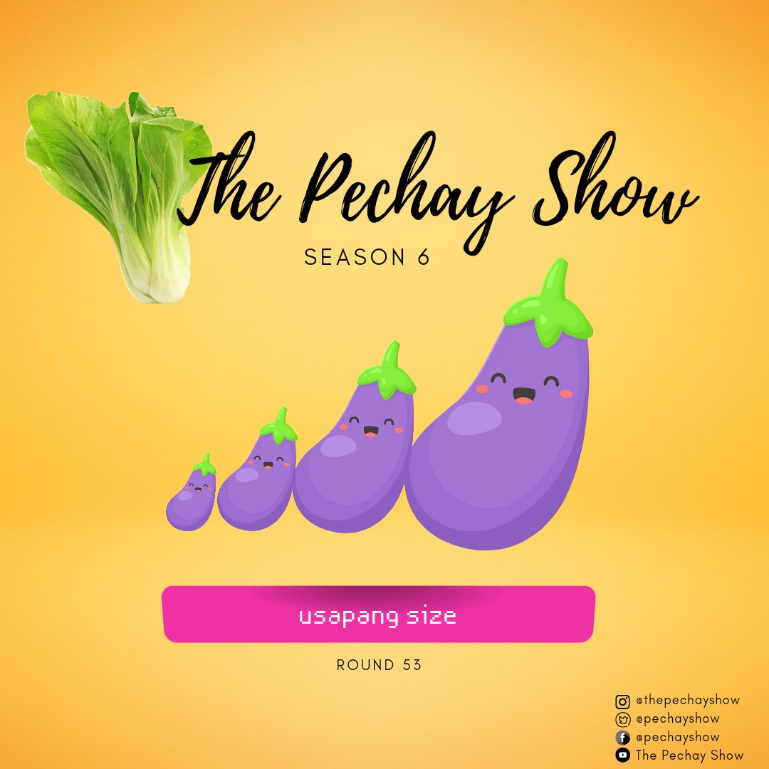 PechayShow's tweet photo. Ang isa sa mga ultimate question na palagi nating naririnig... Pag-uusapan na! Does size matter? Applicable ba ito to both bois and gurls? Nakatikim na ba tayo ng small at large size? Join in ka na sa conversation! TY sa pakikinig at pagsuporta!

https://t.co/jXkqn0uMlh ❤️🥬❤️🥬 https://t.co/zYl6ogdkHc