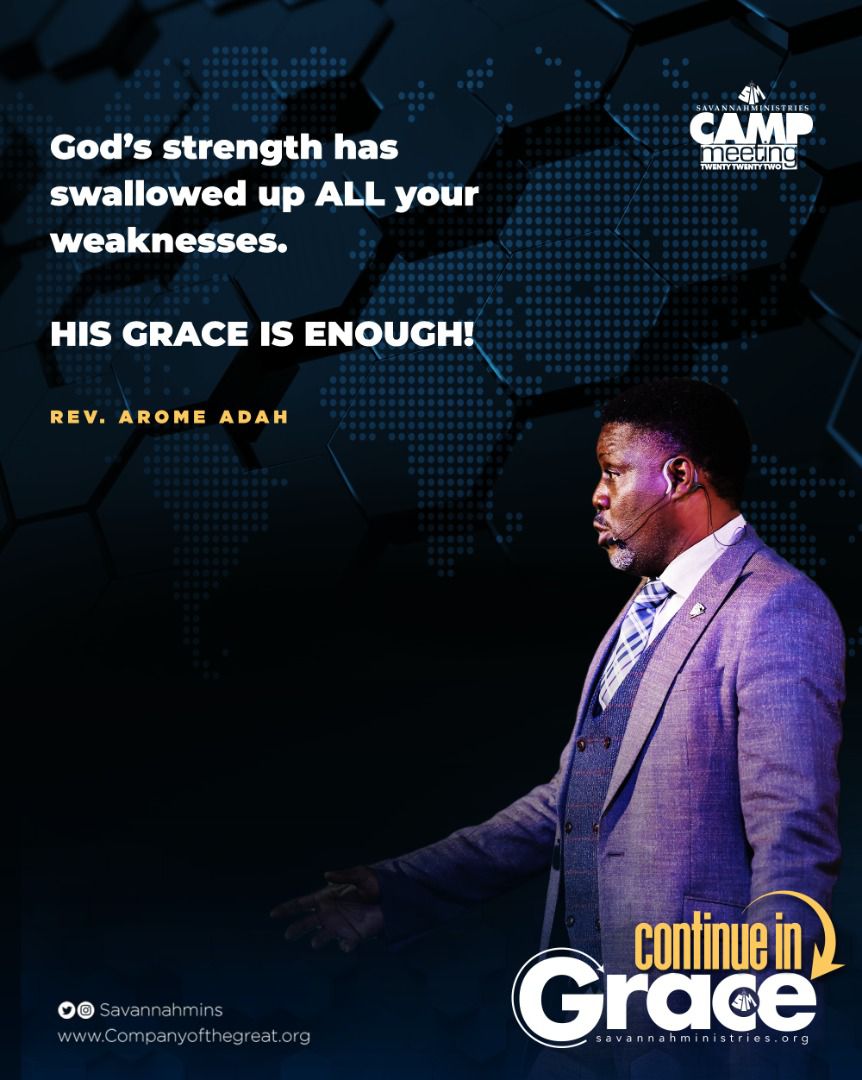savannahmins's tweet photo. 2 Corinthians 12:9
And he said unto me, My grace is sufficient for thee: for my strength is made perfect in weakness. Most gladly therefore will I rather glory in my infirmities, that the power of Christ may rest upon me.

God grace is enough! #ContinueInGrace https://t.co/JiI6mTAF6M
