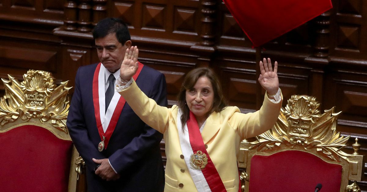 RT @Reuters: Dina Boluarte, Peru's first female president, pledges to heal nation's wounds https://t.co/c04qSVIbXV https://t.co/3t2JRKiIDZ